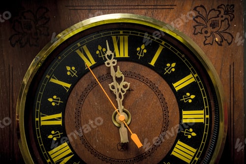 Preview: Christmas retro clock.