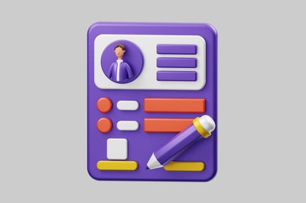 Preview: User profile card with pencil