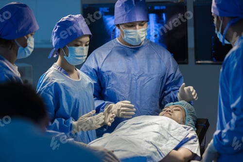 Preview: Surgeons Performing Operation in Operating Room