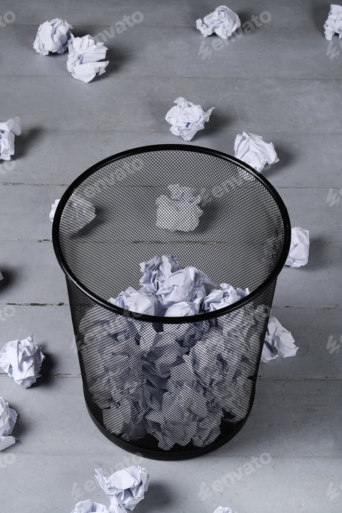 Vorschau: Zerknittertes Papier