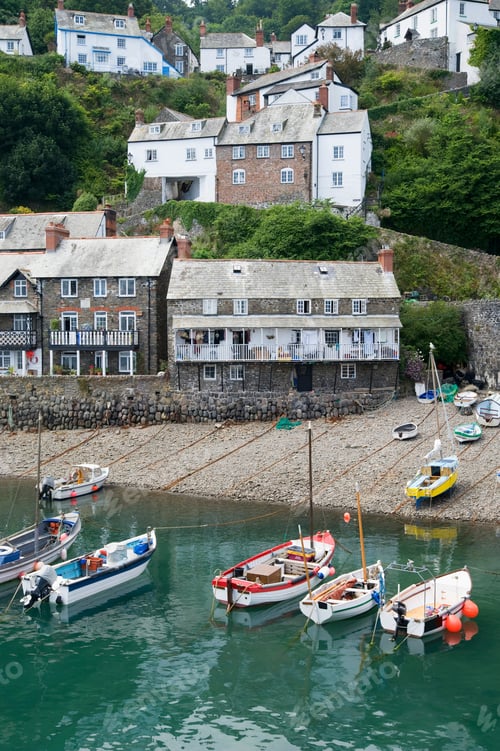 Preview: Clovelly in devon top view