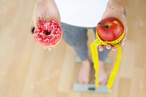 Preview: Choose between junk food versus healthy diet