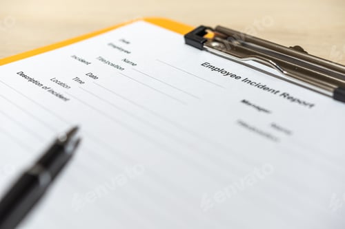 Preview: Business paperwork Information employment job application and pen.