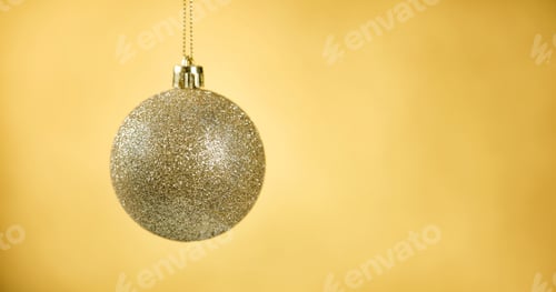 Preview: gold christmas ball