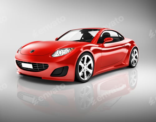 Preview: Red Sport Car