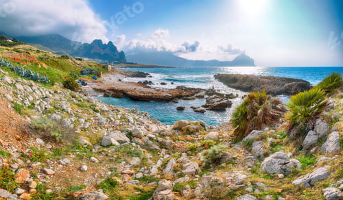 Preview: Outstanding seascape of Isolidda Beach near San Vito cape.