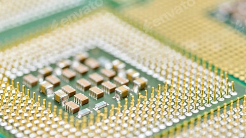 Preview: CPU, central processor unit, isolated background.