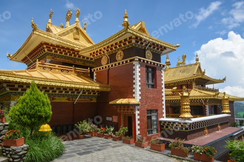 Preview: Beautiful Thrangu Tashi Yangtse Monastery in Simalchour Syampati, Nepal