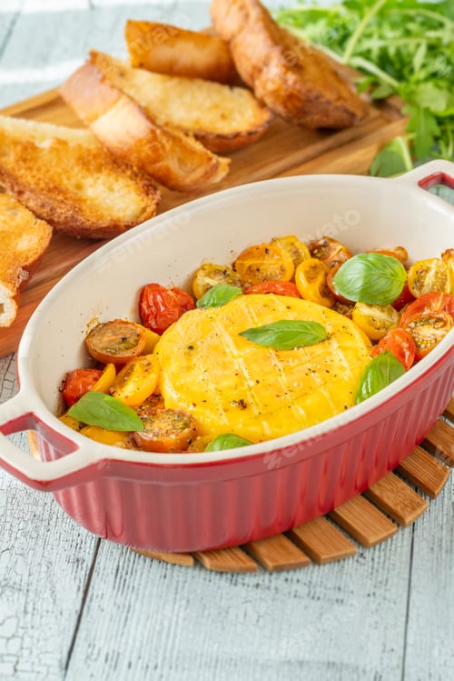 Preview: Baked camembert cheese