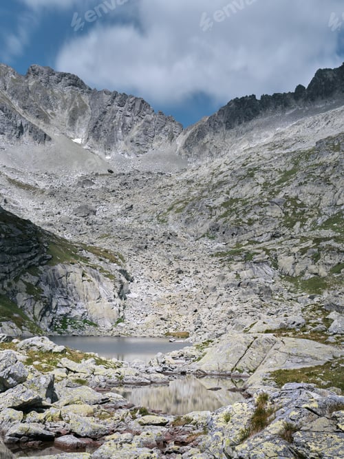 Preview: High Tatras rocky mountains and lake in Slovakia