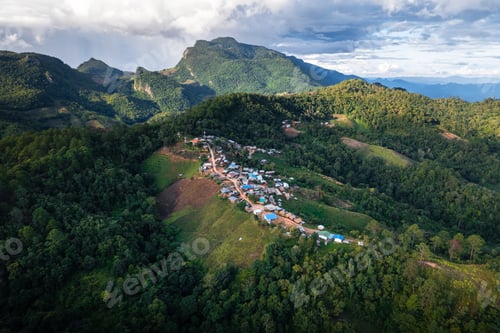 Preview: Green mountain view at Chiang Dao