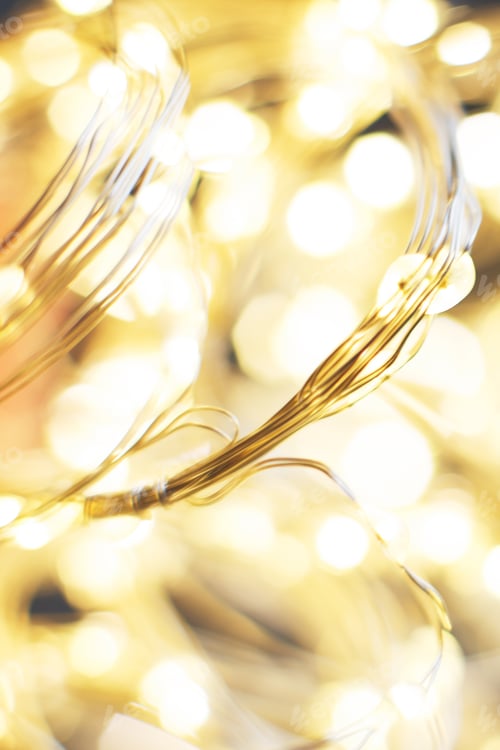 Preview: christmas beautifull shiny gold background. sparkle festive blurred bokeh
