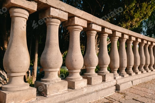 Preview: Thai style ancient marble banister