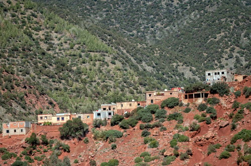 Preview: Stunning view of traditional houses in the Atlas Mountains region of Morocco
