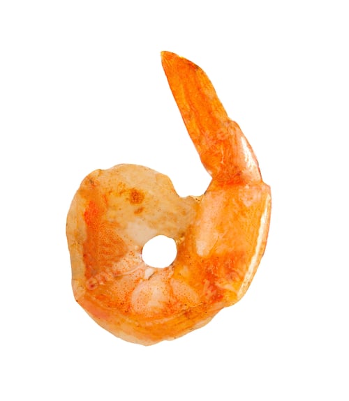 Preview: Cooked shrimp isolated