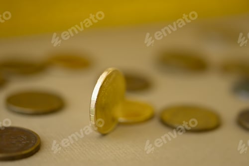 Preview: Coins group close-up.