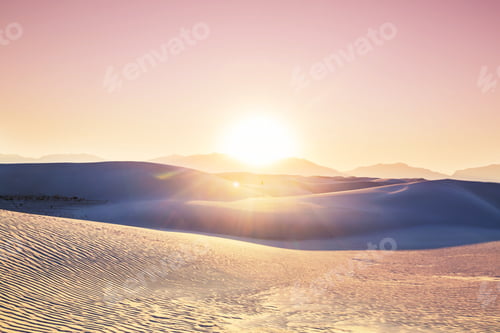 Preview: White sand dunes