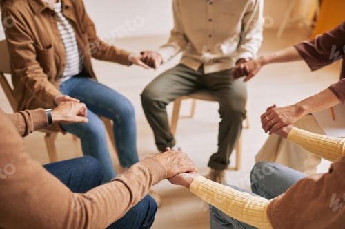 Preview: Holding Hands in Support Circle