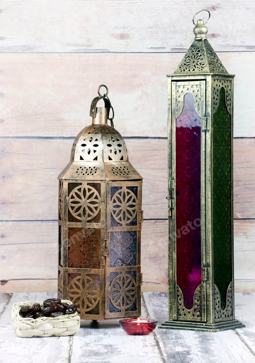 Preview: Glass and Bronze Lanterns