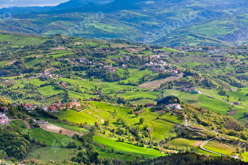 Preview: View from Titano mountain at Italian neighborhood
