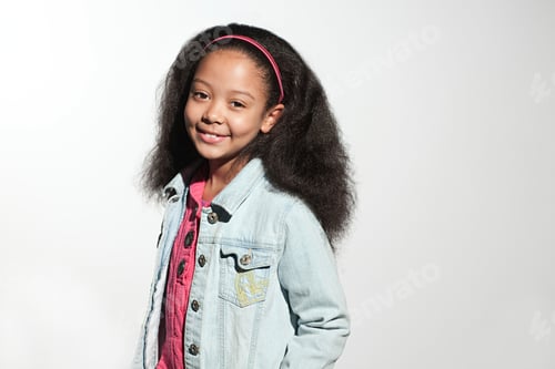 Preview: Young girl smiling with confidence