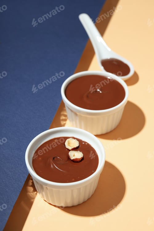 Preview: Tasty and delicious sweet food concept - chocolate paste