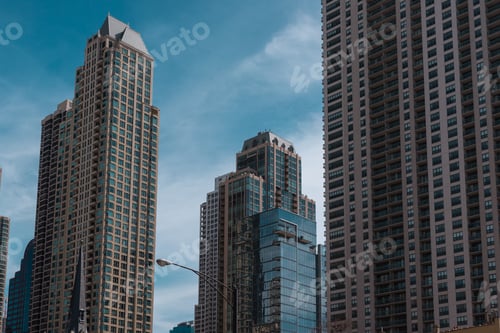 Preview: Big Tall Buildings On A Streets Of Chicago