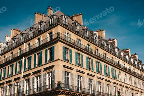 Preview: Typical residential building in Paris