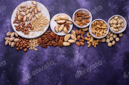 Preview: Almonds, pecan, macadamia, pistachio, and cashew