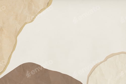 Preview: Beige crumpled paper background