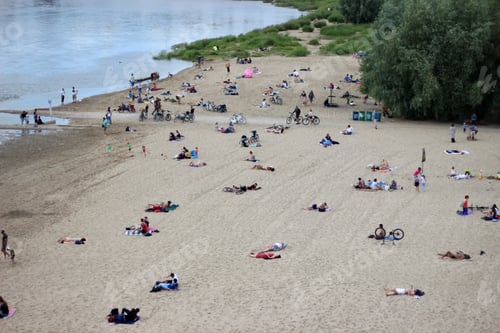 Preview: Riverside, people, leisure, leisurely, river.