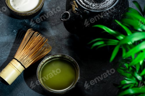 Preview: Green Matcha Tea Drinking Ceremony