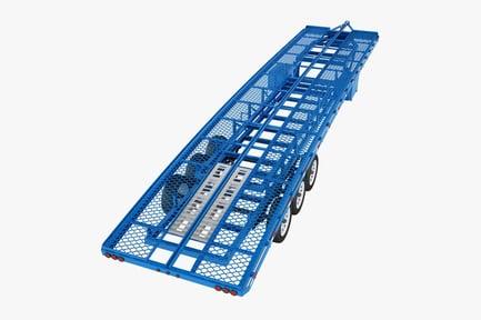 Preview: Blue Wedge Car Hauler Trailer