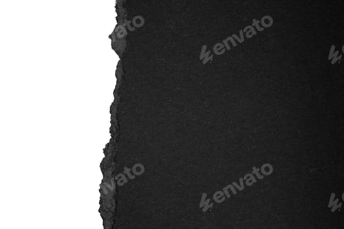 Preview: black torn paper ripped corner texture