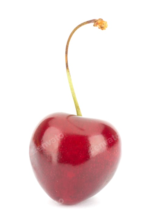 Preview: Cherry isolated on white background