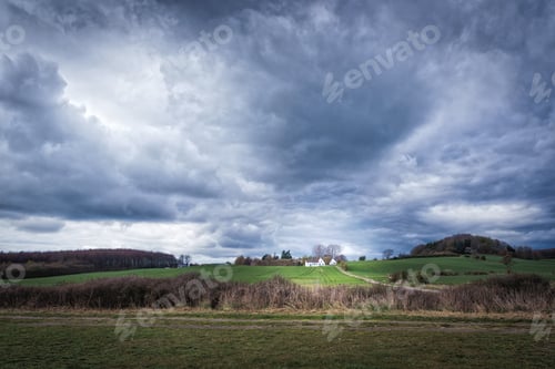 Preview: Landscape before a storm in Denmark