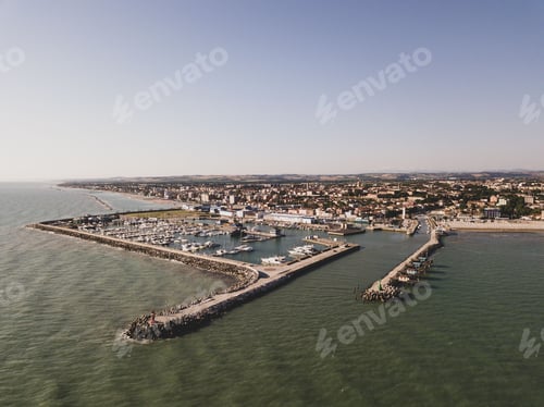 Preview: aerial view of fano Italy