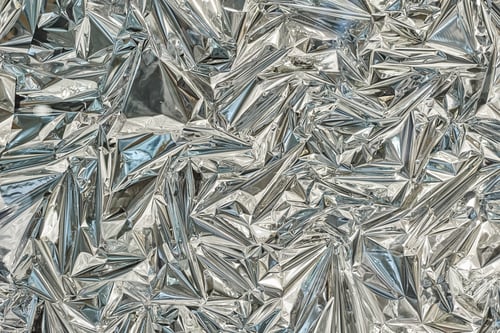 Preview: Silver poligonal abctract background. a foil texture background