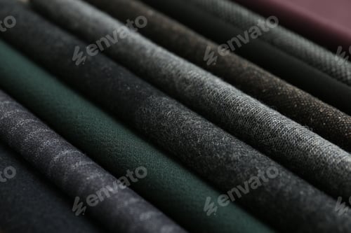 Preview: Collection of Fabric Swatches in Earthy, Neutral Tones