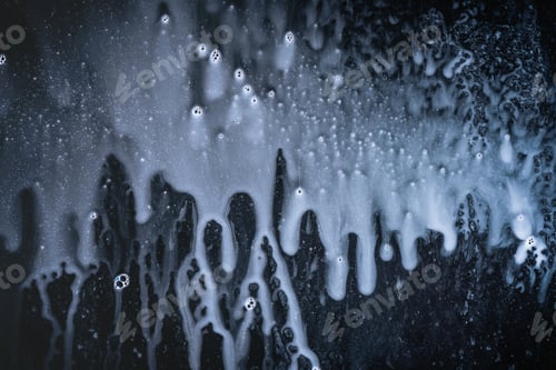 Preview: Drops- Liquid Foam. Fluid Aqua- Abstract Pattern Nature