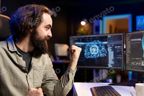 Preview: IT professional delighted to interact with sentient artificial intelligence