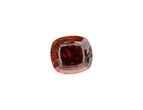 Preview: Deep Garnet Gemstone with Square Cut