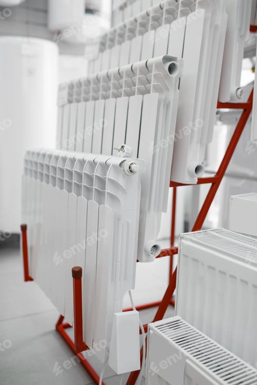 Preview: Water heating radiators, plumbering store