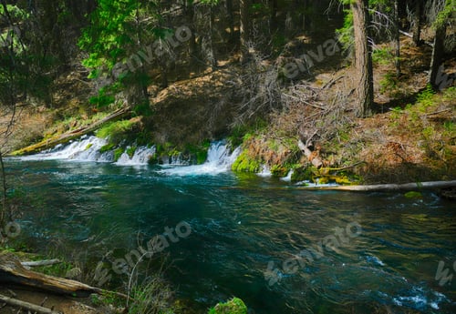 Preview: Beautiful shot of Metolius River, near Sisters, in central Oregon.