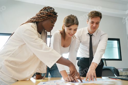Preview: Diverse Business People on a Meeting