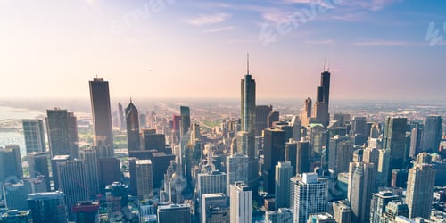 Preview: Chicago city skyline, USA