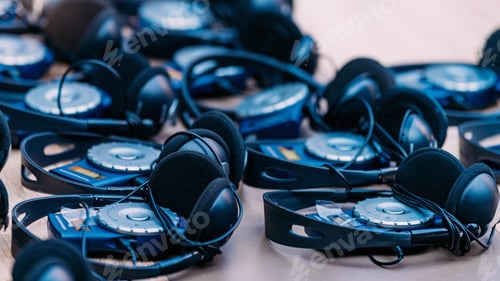 Preview: Headphones at a Media Conference