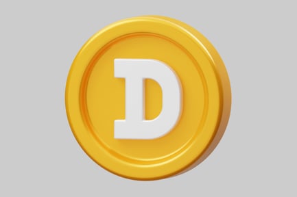 Preview: Yellow circle with white letter D