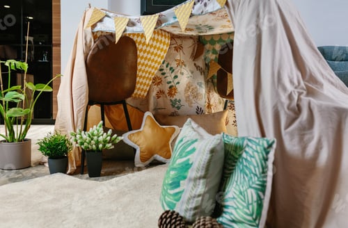 Preview: Home made tent in the living room