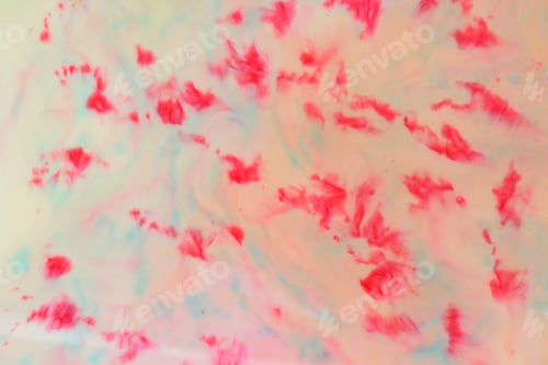 Preview: Abstract Multicolored Background, Pastel Pattern, Multicolored Paint In Liquid, Stains On Milk
